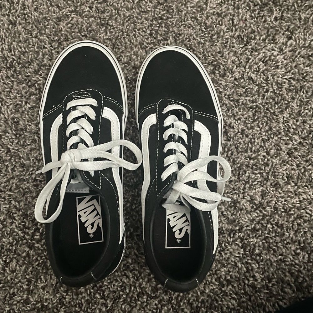 black old school vans